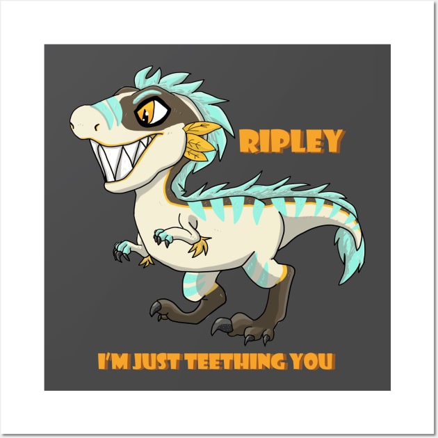 I'm just "teething" you! Wall Art by Shapeshifter Merch